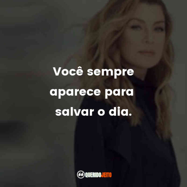 Greys Anatomy Temporada S Rie Frases Perfeitas Querido Jeito