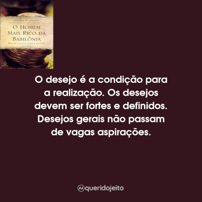 O Homem Mais Rico da Babilônia Livro Frases Perfeitas Querido Jeito