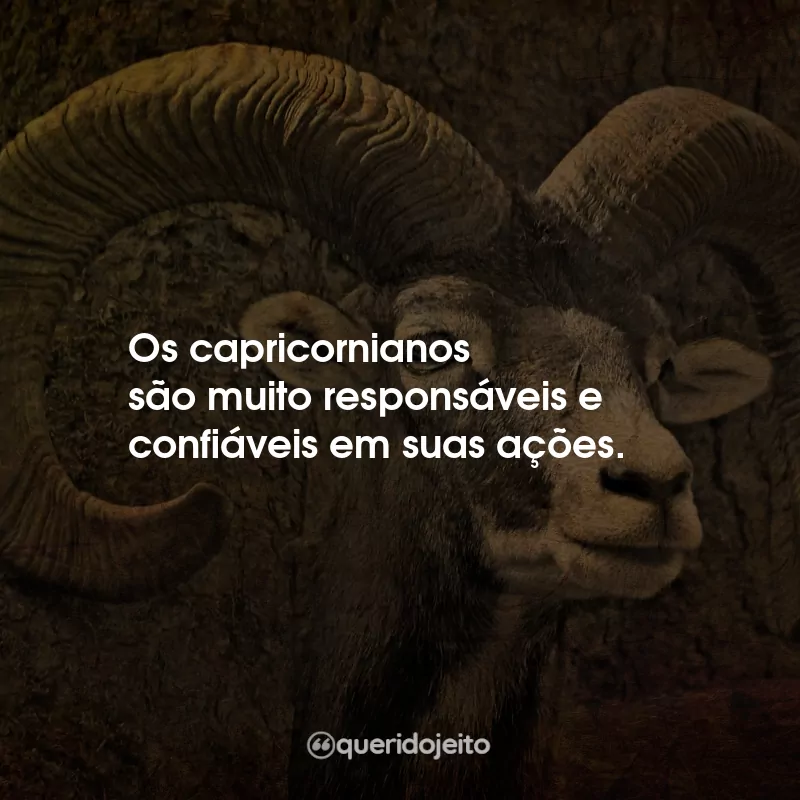 Signo De Capric Rnio Frases Perfeitas Querido Jeito