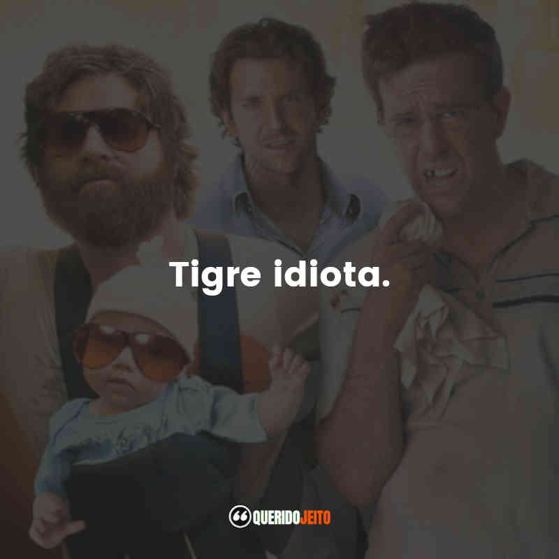 "Tigre idiota."