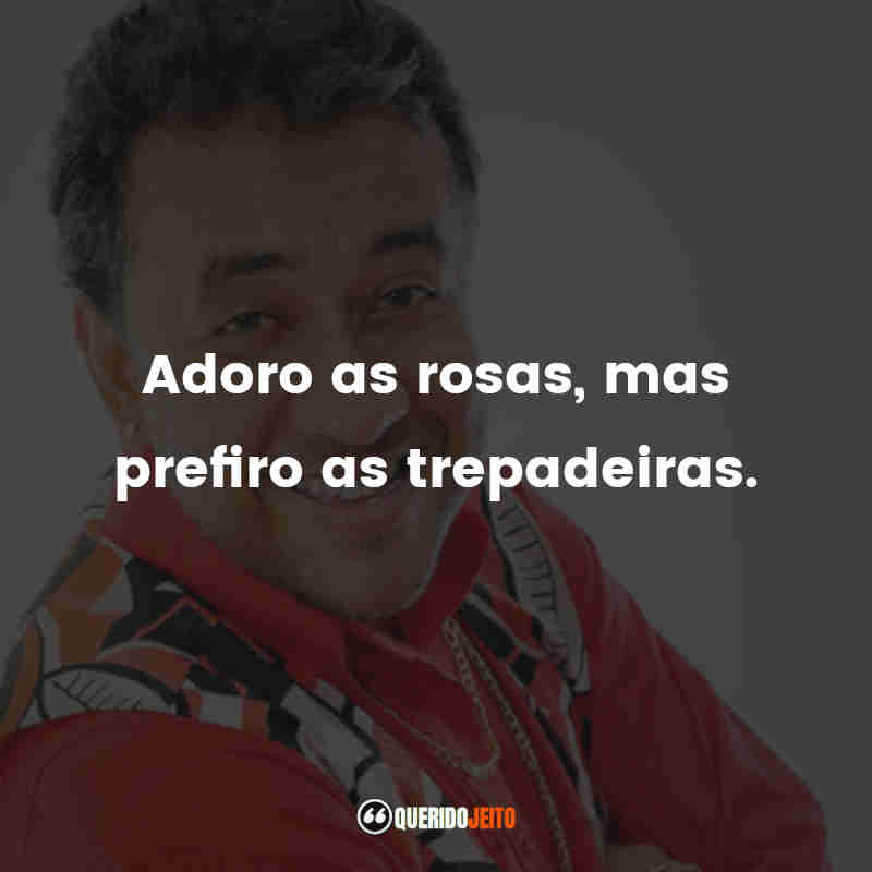 Adoro as rosas, mas prefiro as trepadeiras. Paulinho Gogó