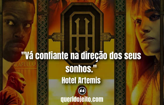 Frases Hotel Artemis facebook, Mensagens Hotel Artemis, Frases Waikiki, Frases Everest, Frases de Ficção, 