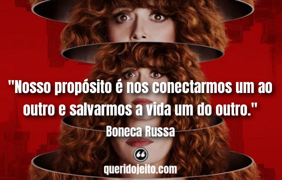 "Nosso propósito é nos conectarmos um ao outro e salvarmos a vida um do outro." Frases John.