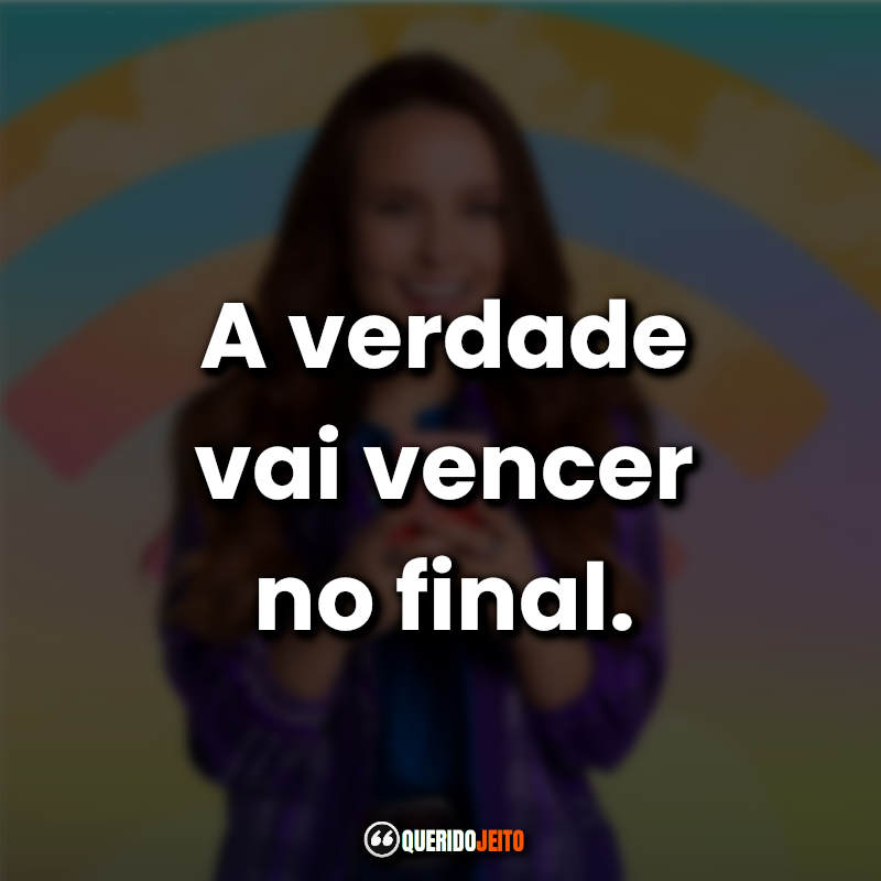 "A verdade vai vencer no final." Modo Avião Frases