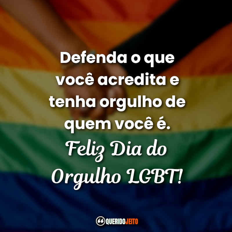 Frases de Dia do Orgulho LGBT.