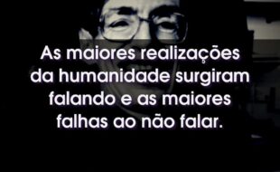 Frases do Stephen Hawking: As maiores realizações da humanidade surgiram falando e as maiores falhas ao não falar.