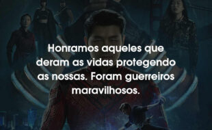 Frases Shang-Chi e a Lenda dos Dez Anéis: Honramos aqueles que deram as vidas protegendo as nossas. Foram guerreiros maravilhosos.