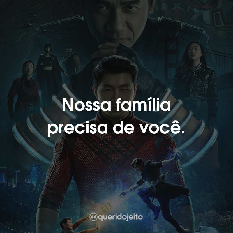 Nossa família precisa de você.