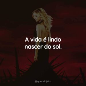 A vida é lindo nascer do sol.