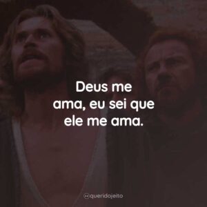 Deus me ama, eu sei que ele me ama.