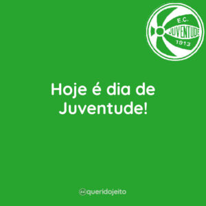 Hoje é dia de Juventude!