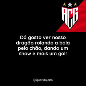 Dá gosto ver nosso dragão rolando a bola pelo chão, dando um show e mais um gol!