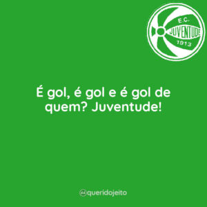 É gol, é gol e é gol de quem? Juventude!