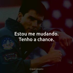 Estou me mudando. Tenho a chance.