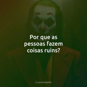 Por que as pessoas fazem coisas ruins?