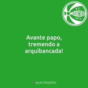 Avante papo, tremendo a arquibancada!