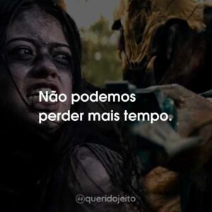 Não podemos perder mais tempo.