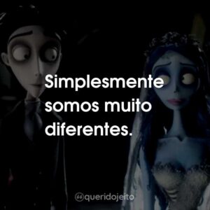 Simplesmente somos muito diferentes.