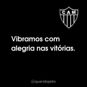 Vibramos com alegria nas vitórias.