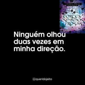 Ninguém olhou duas vezes em minha direção.