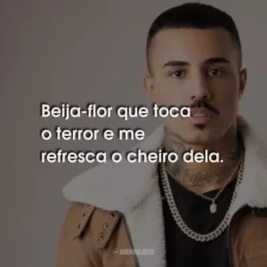 Beija-flor que toca o terror e me refresca o cheiro dela.