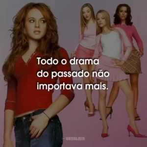 Todo o drama do passado não importava mais.