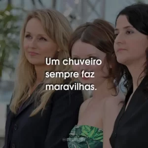 Um chuveiro sempre faz maravilhas.