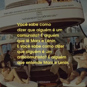 Você sabe como dizer que alguém é um comunista? É alguém que lê Marx e Lênin. E você sabe como dizer que alguém é um anticomunista? É alguém que entende Marx e Lenin.