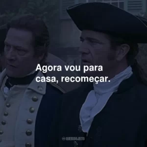 Agora vou para casa, recomeçar.