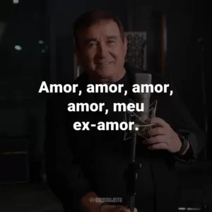Amor perfeito existia entre nós dois sem esperar que depois fosse tudo se acabar.
