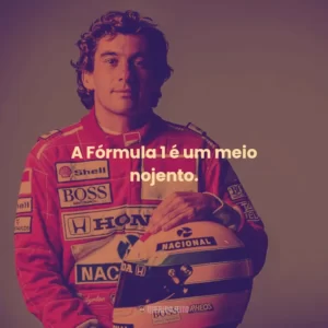 A Fórmula 1 é um meio nojento.