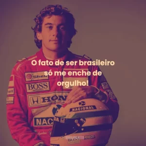O fato de ser brasileiro só me enche de orgulho!