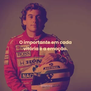 O importante em cada vitória é a emoção.