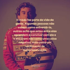 O medo faz parte da vida da gente. Algumas pessoas não sabem como enfrentá-lo, outras acho que estou entre elas aprendem a conviver com ele e o encaram não como uma coisa negativa, mas como um sentimento de autopreservação.