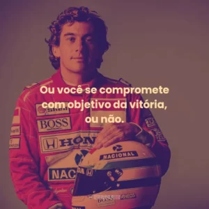 Ou você se compromete com objetivo da vitória, ou não.