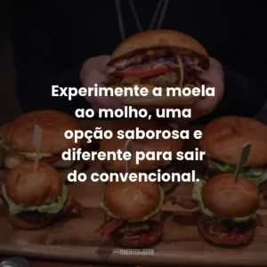 Experimente a moela ao molho, uma opção saborosa e diferente para sair do convencional.