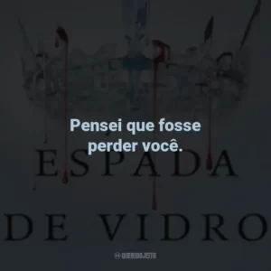 Pensei que fosse perder você.