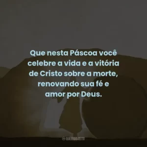 Que nesta Páscoa, o amor e a misericórdia de Deus sejam a base para uma vida de fé e devoção.