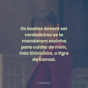 O senhor é popular, não é? Por isso devia ter levado uma vida melhor.