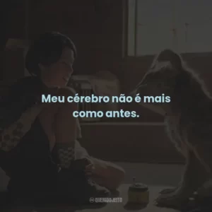 Meu cérebro não é mais como antes.