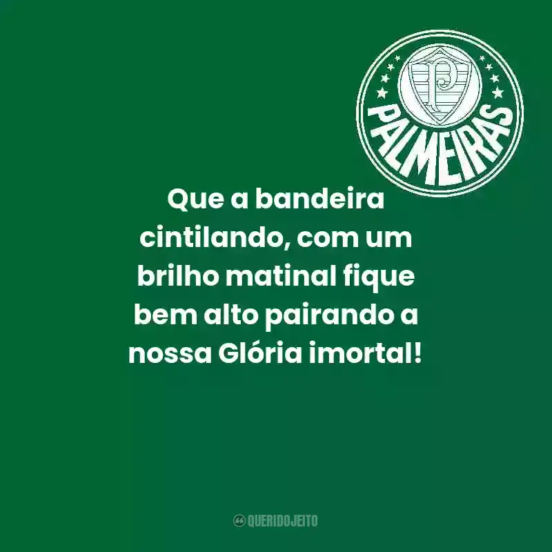 Frases do Palmeiras: Que a bandeira cintilando