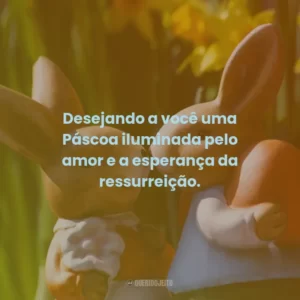 Desejando a você uma Páscoa iluminada pelo amor e a esperança da ressurreição.