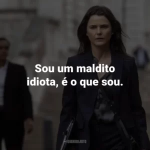 Sou um maldito idiota, é o que sou.