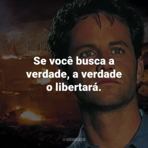 Se você busca a verdade, a verdade o libertará. – Pastor Bruce Barnes.