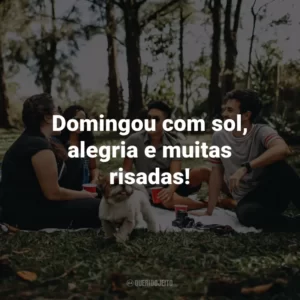 Domingou com sol, alegria e muitas risadas!