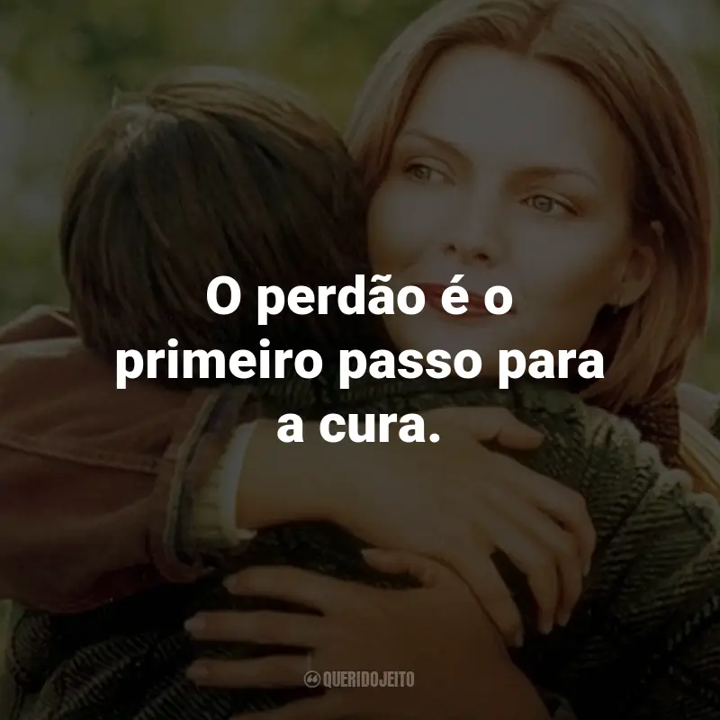 Frases do Filme Nas Profundezas do Mar sem Fim: O perdão é o primeiro passo para a cura.