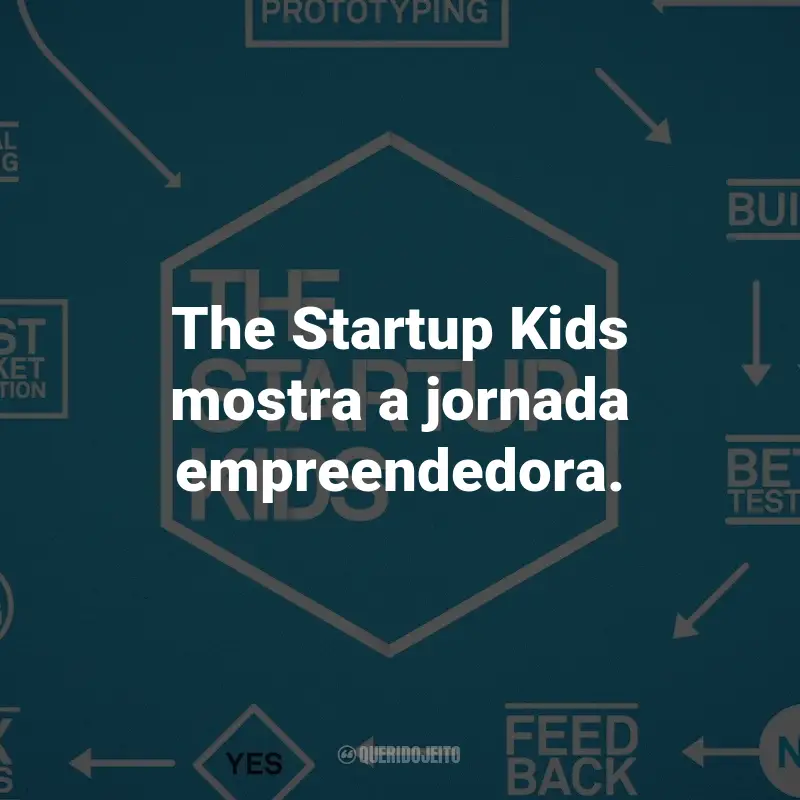Frases do Filme The Startup Kids: The Startup Kids mostra a jornada empreendedora.