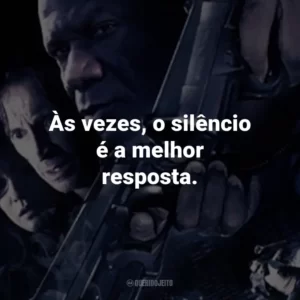 Às vezes, o silêncio é a melhor resposta.