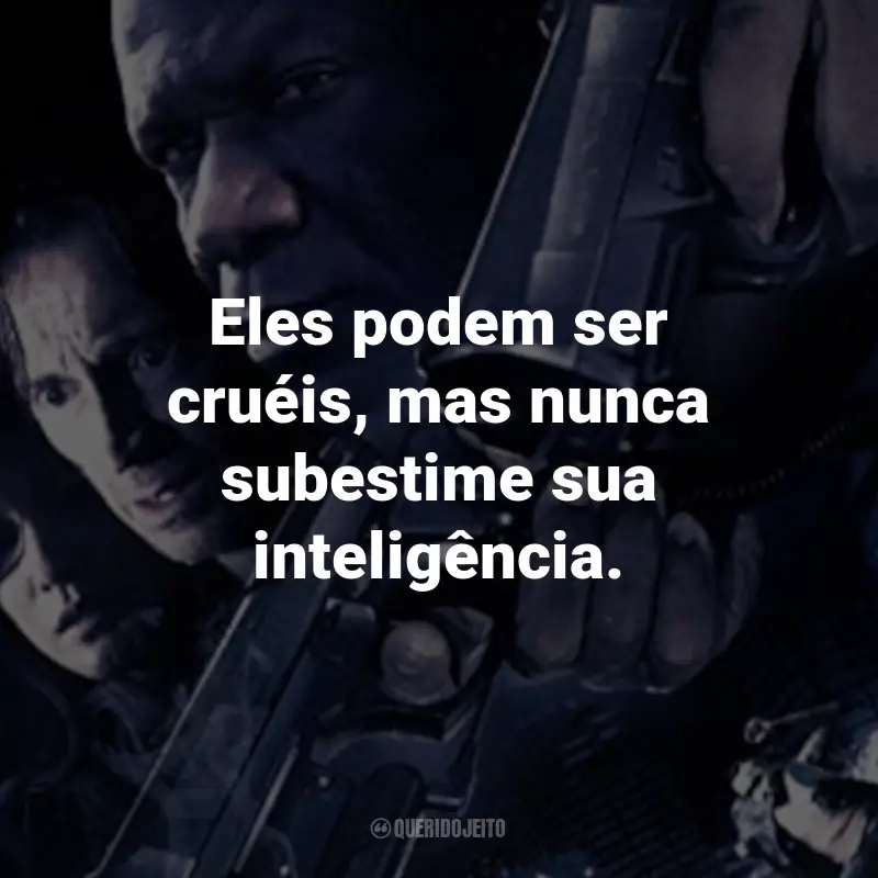 Frases do Filme Vingança Entre Assassinos: Eles podem ser cruéis, mas nunca subestime sua inteligência.