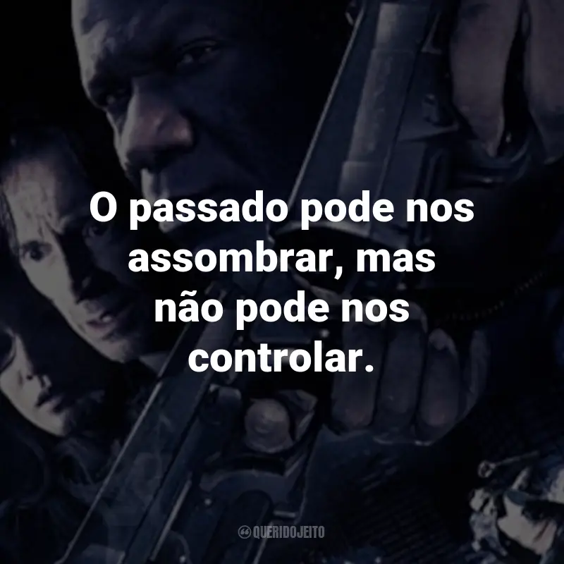 Frases do Filme Vingança Entre Assassinos: O passado pode nos assombrar, mas não pode nos controlar.
